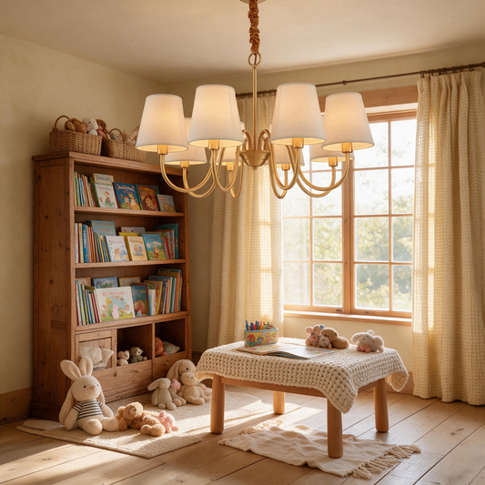 🛋️ Chandelier | Copper | Living Room | New Homeowners | Warm Elegance