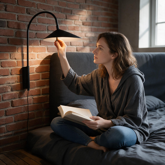 🛏️ Wall Sconce | Metal | Bedrooms | Homeowners | Nordic Curved Elegance